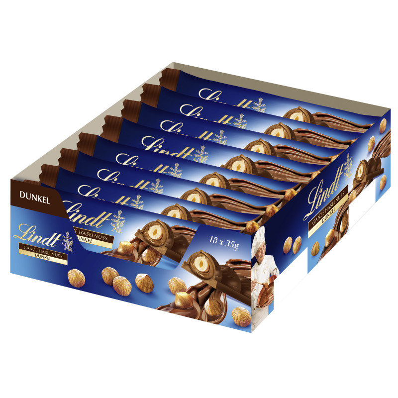 Lindt Nuss Deluxe Riegel Dark C+C 630g