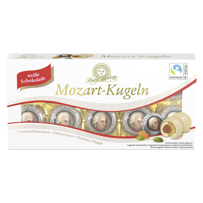 Henry Lambertz Mozartkugeln Weiß 200g