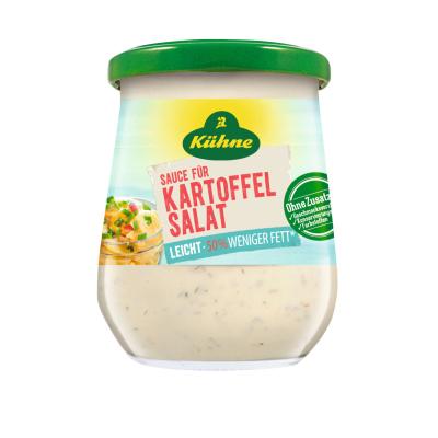 Kühne Fertige Sauce für Kartoffelsalat leicht 250ml Glas