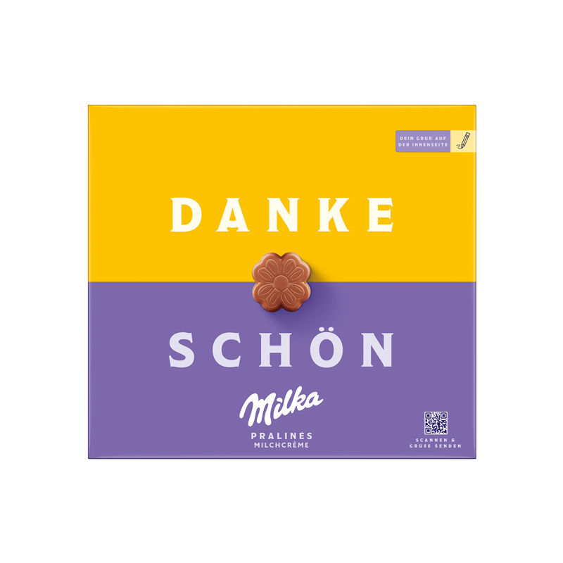 Milka Small Thank You Pralines Milk Cream 110g