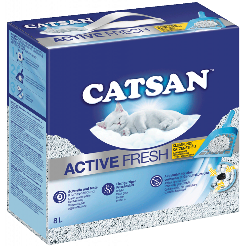 CATSAN™ Active Fresh Klumpstreu 8l