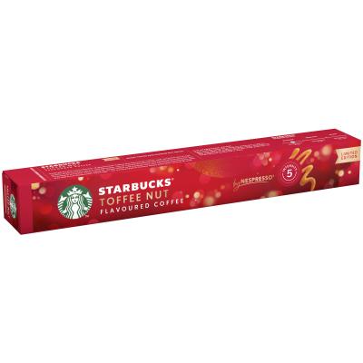 STARBUCKS TOFFEE NUT LATTE by NESPRESSO 10 Capsule = 51g