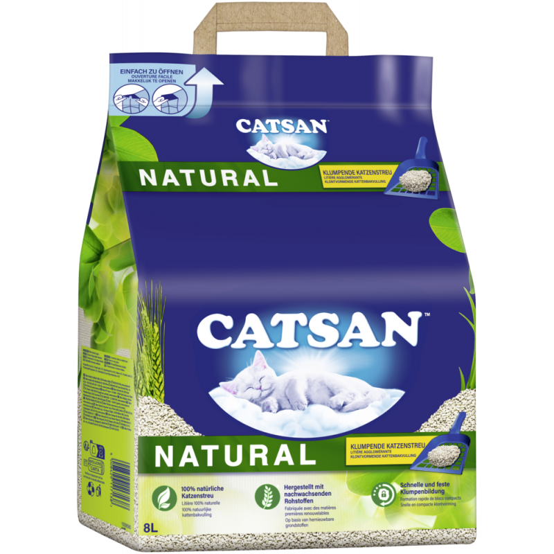 CATSAN™ NATURAL Klumpende Klumpstreu 8l