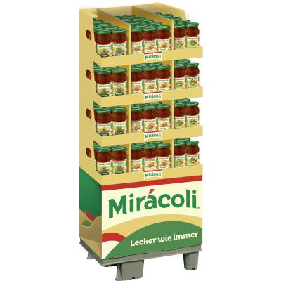 Display MIRACOLI® Pasta Sauce 3 Varietäten 138x400g (1/4 Palette) 55,200kg