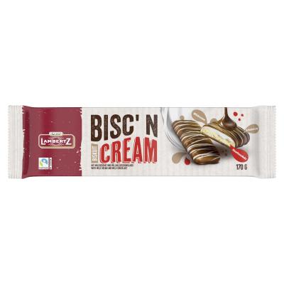 Lambertz Bisc'n Cream Gebäck Milchcreme Haselnuss 170g