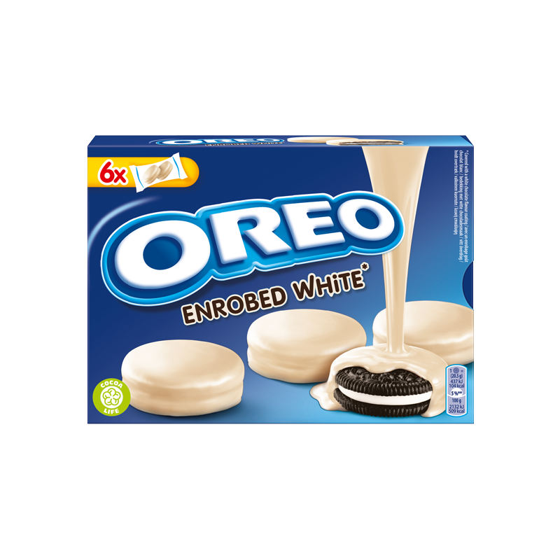 Oreo Choco Enrobed Weisse Schokolade Kekse 246g