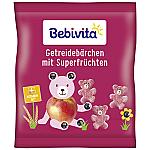 Bebivita Knabberprodukt: Getreidebärchen mit Superfrüchten, 30g