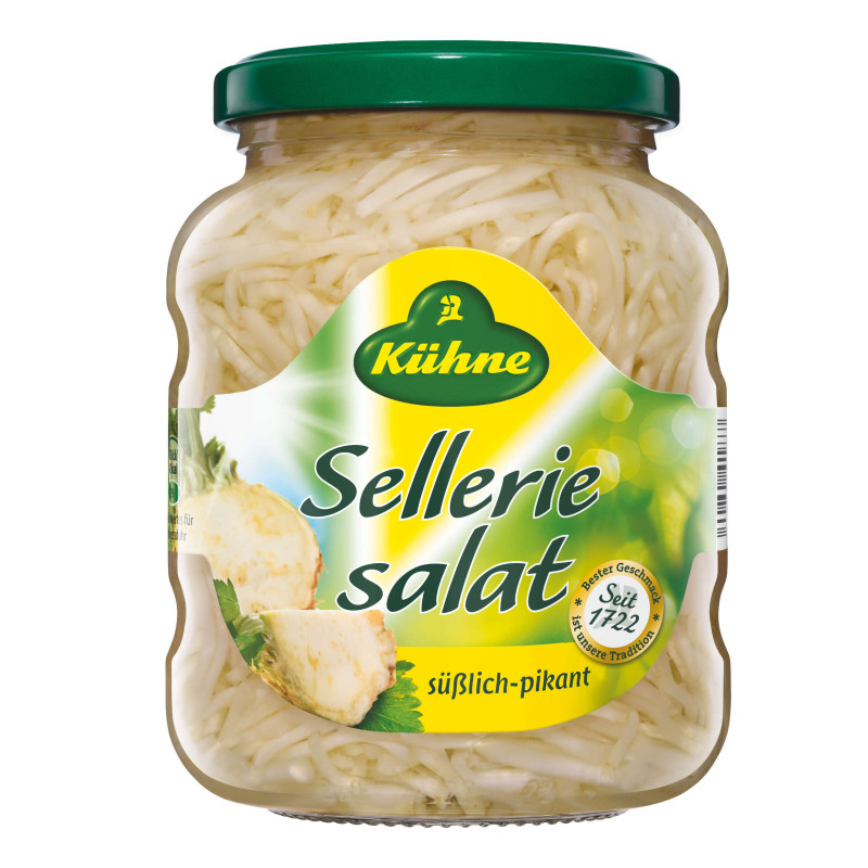 Kühne Sellerie Streifen, 370ml Glas, 320g