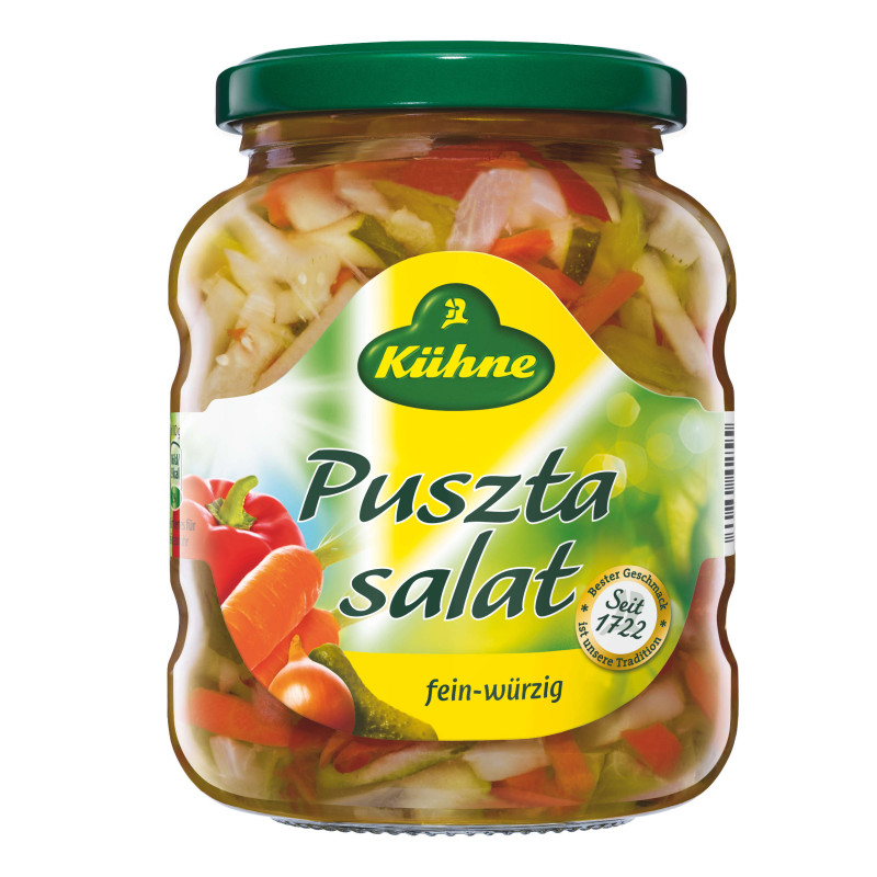 Kühne Puszta-Salat, 370ml Glas 330g