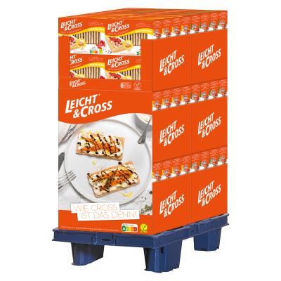 Leicht & Cross Knusperbrot 96x125g Mix-Viertelpalette