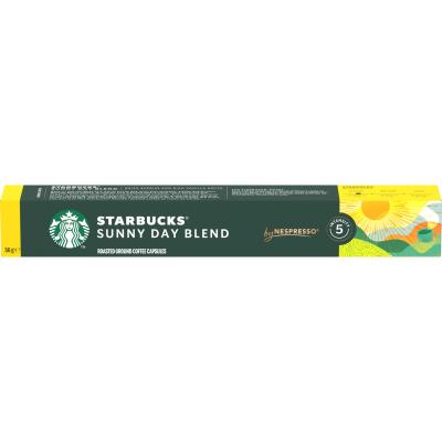 STARBUCKS SUNNY DAY BLEND by NESPRESSO 10 Capsule = 56g