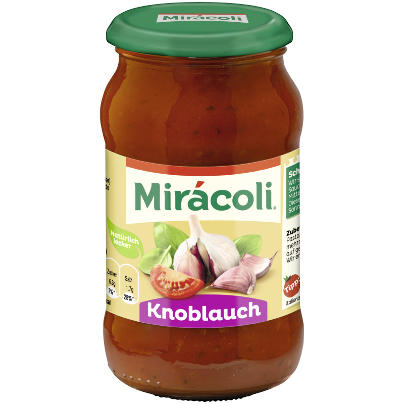 MIRACOLI® Pasta Sauce Knoblauch 400g