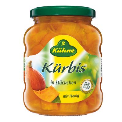 Kürbis in Würfeln, 370ml Glas 330g