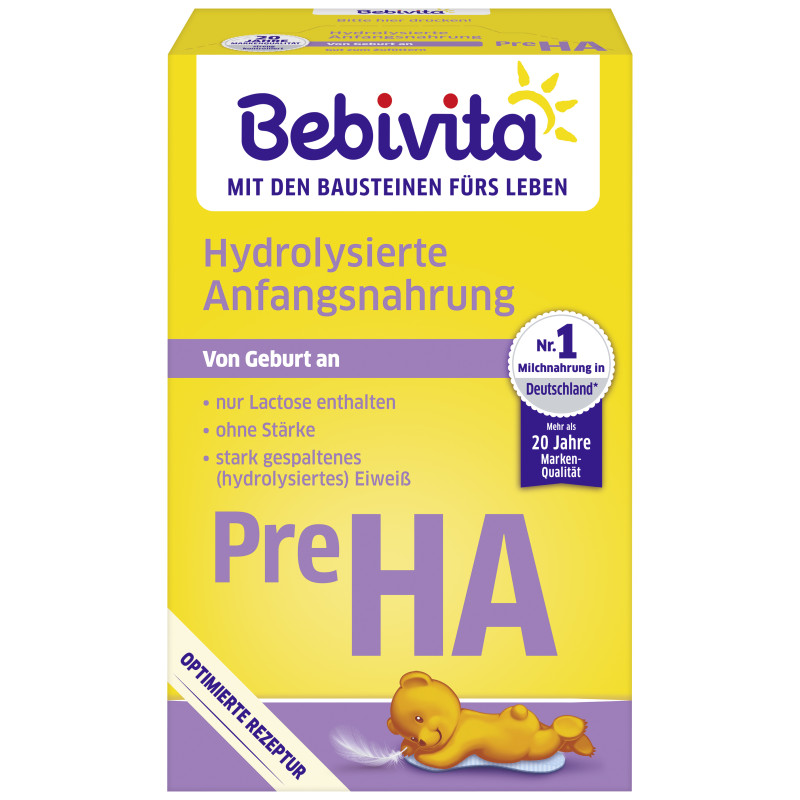 Bebivita Hydrolysierte Anfangsnahrung Pre HA, 500g