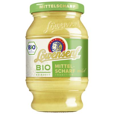 Lion Mustard Organic Medium Hot 250 ml Canister