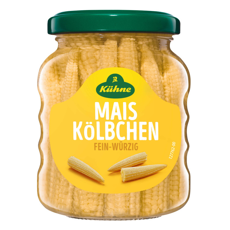 Kühne Corn Cobs, 212ml Jar 180g