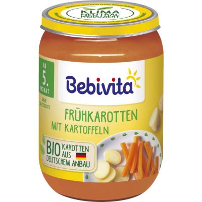 Bebivita Fruehkarotten mit Kartoffeln 190g