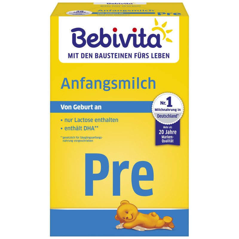 Bebivita Milchnahrung PRE Anfangsmilch, 500g
