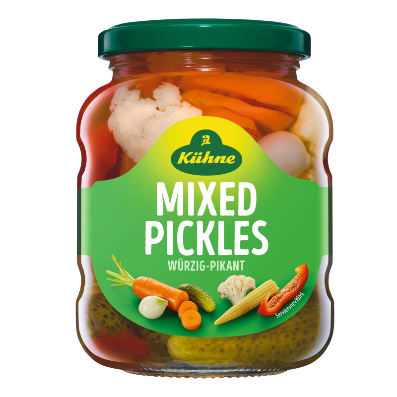 Kühne Mixed Pickles 370ml 330g