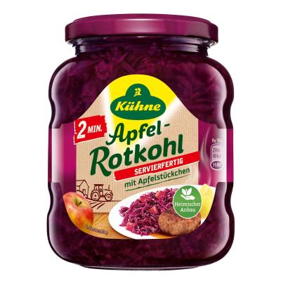 Kühne Apfelrotkohl 2 Minuten, 370ml Glas 355g