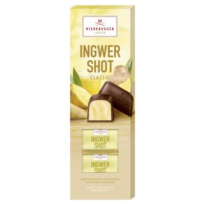 Niederegger Ingwer Shot in Zartbitter-Schokolade 100g