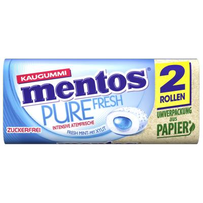 MENTOS GUM PF MINT 2PK ROLL 31g