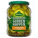 Kühne Schlesische Gurkenhappen 720ml, 12er Tray 670g
