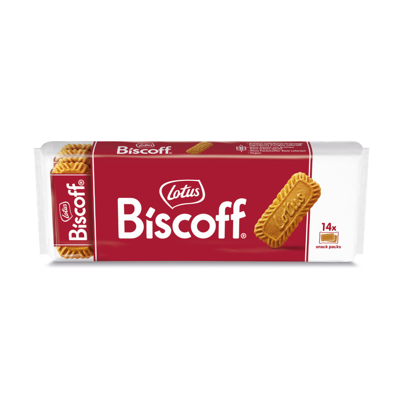 Lotus Biscoff Karamellgebäck Im Praktischen Snack-pack 14x2 St.