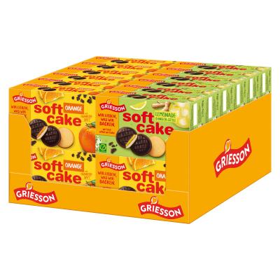 Griesson Soft Cake 18 Orange ZB/6 Lemonade Ginger Style 24x300g Mix-Karton