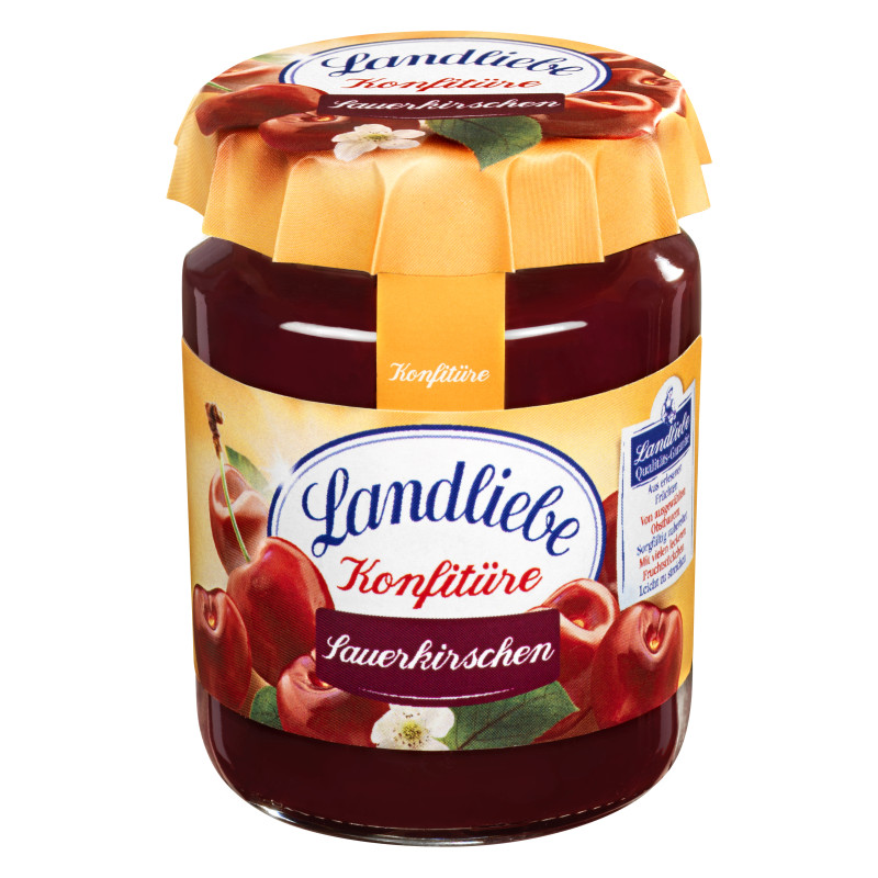 Landliebe Extra Jam, 200g Sour Cherry