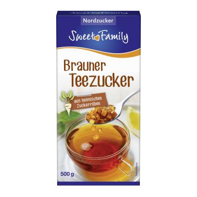 Nordzucker Sweet Family Brauner Teezucker 500g