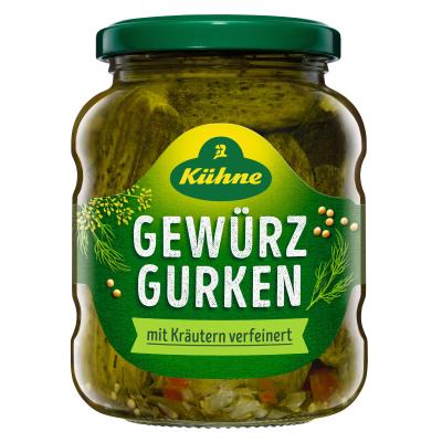 Kühne Gewürzgurken Auslese 370ml, 330g