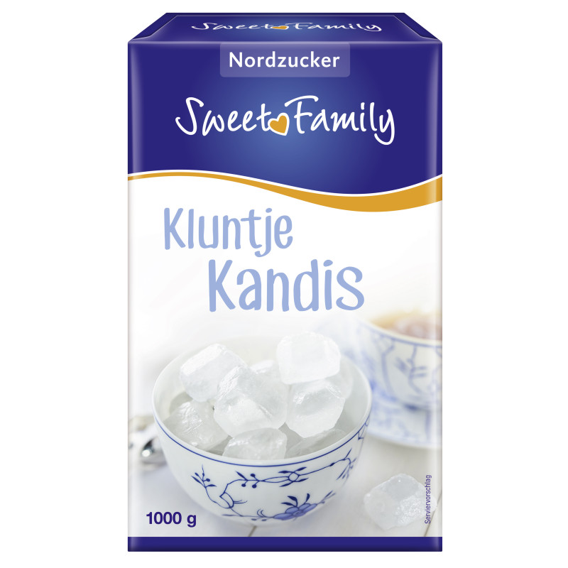 Nordzucker Sweet Family Kluntje Kandis weiß 1000g