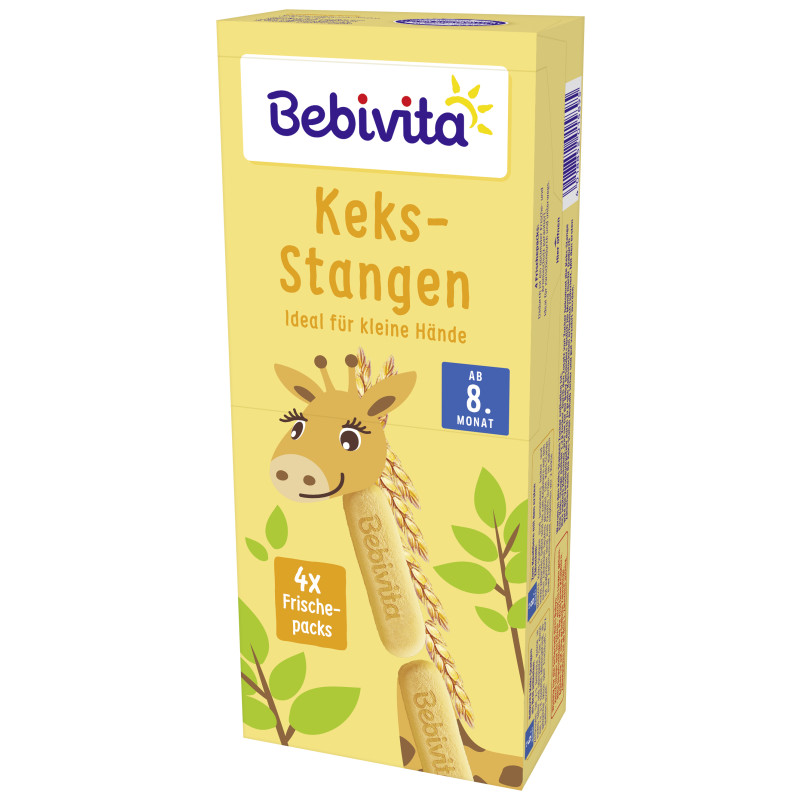 Bebivita Knabberprodukte Keks-Stangen, 180g