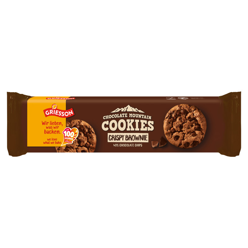 Griesson Chocolate Mountain Cookies Crispy Brownie 150g
