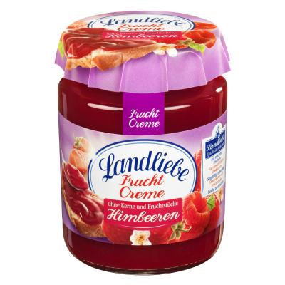 Landliebe Fruchtcreme, 200g Himbeere, fein passiert