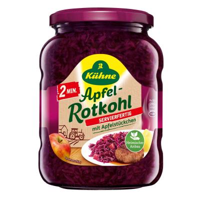Kühne Apfelrotkohl 2 Minuten, 720ml Glas 700g