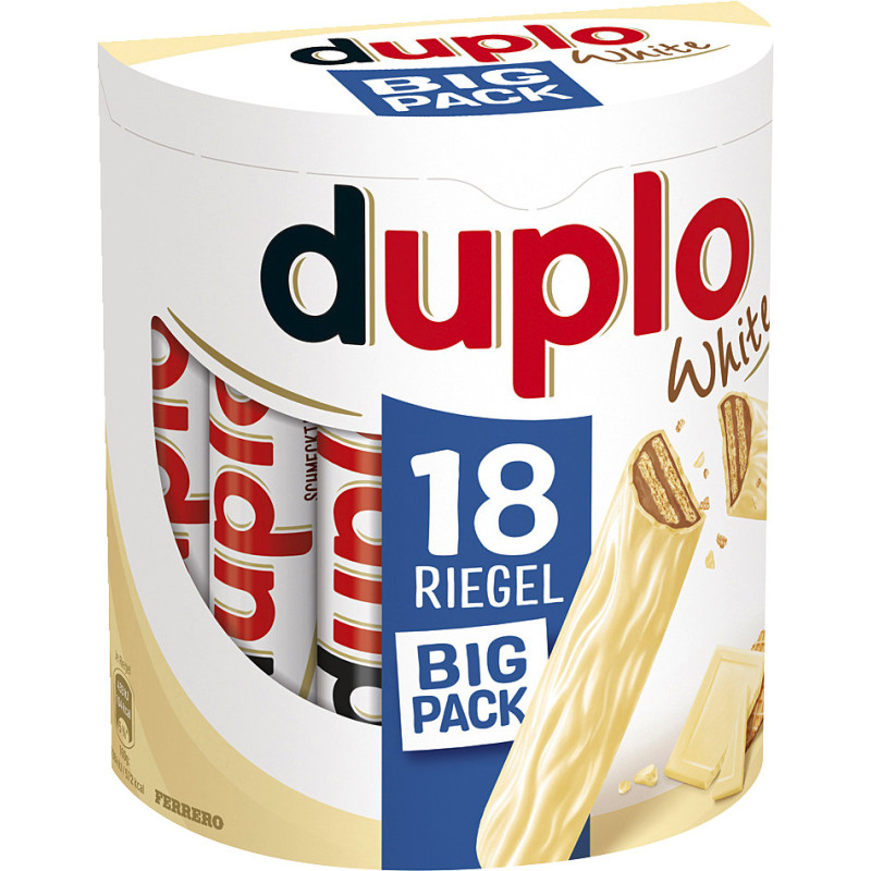 Duplo White 18er = 327,6g