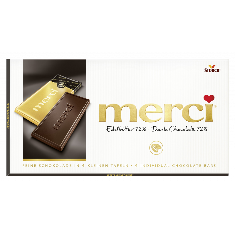 Merci Tafelschokolade Edelbitter 72% à 100g