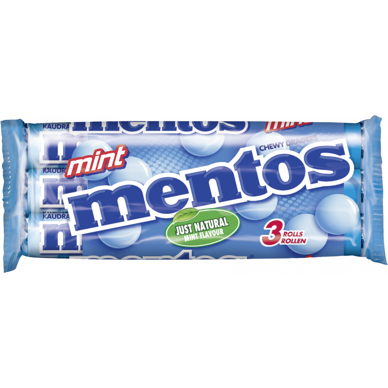 Mentos Mint (3er Pack) = 3x38g