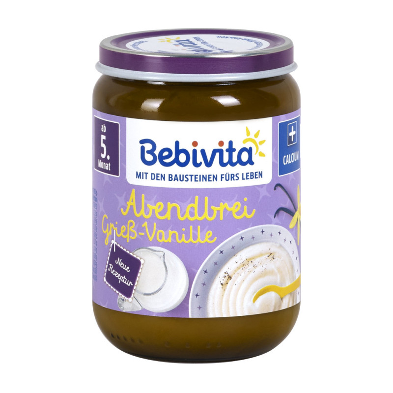 Bebivita Abendbrei Griess Vanille 190g