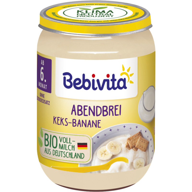 Bebivita Evening Porridge Cookie Banana 190g