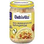 Bebivita Menus Mini-Macaroni with Colorful Creamed Vegetables, 250g