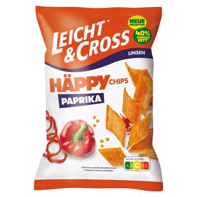 Leicht & Cross Häppy Chips Linsen Paprika 90g