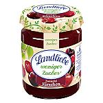 Landliebe less sugar, fruit spread, 180g double cherry