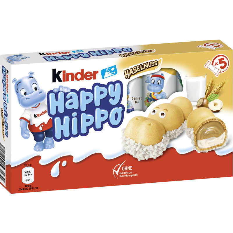 kinder Happy Hippo T5 Haselnuss 103,5g