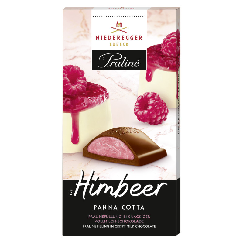 Niederegger Praliné Tafel Typ Himbeer Panna Cotta 100g