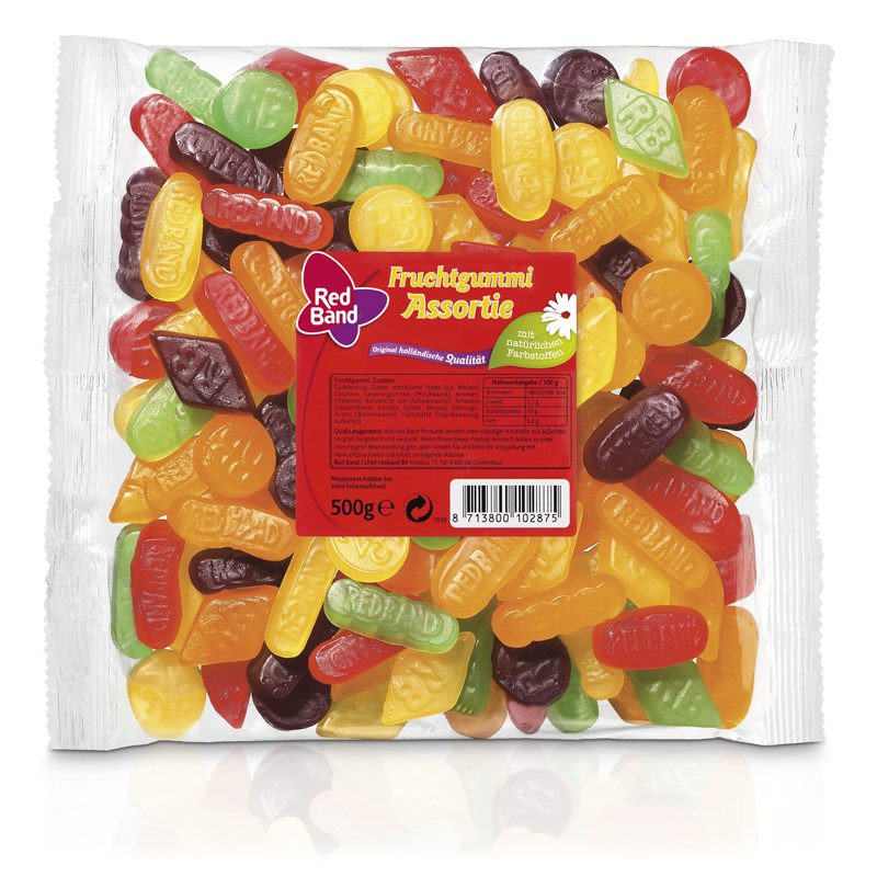 Red Band Fruchtgummi Assortie 500g Family Beutel