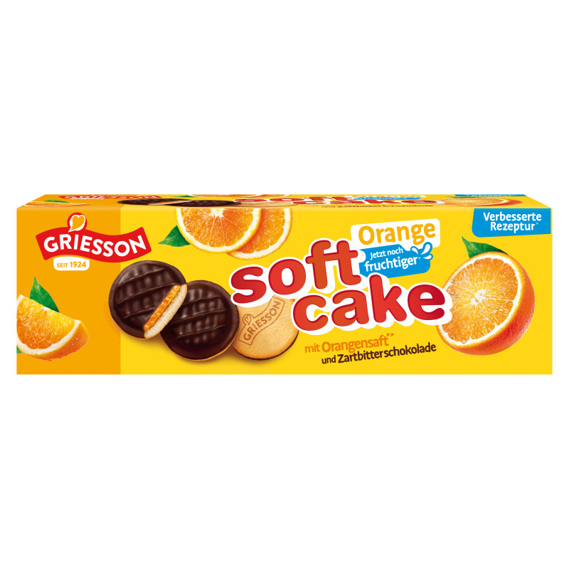 Griesson Soft Cake Orange Dark Chocolate 150g