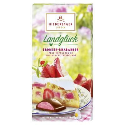 Niederegger Praliné Tafel Erdbeer-Rhabarber 100g